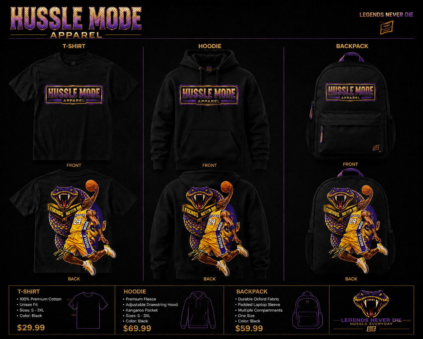 LEGEND- Kobe Bryant Tribute Sweatshirt