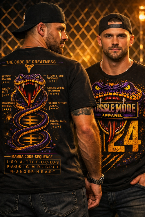 Black Mamba's DNA - The Code of Greatness Tee